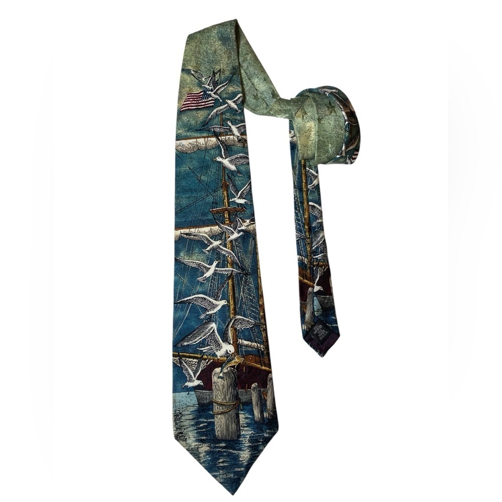 Tango Max Raab Americana Series Tie Down To The Sea 1897 Nautical Sailing Ship - Picture 2 of 8